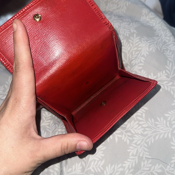 Louis Vuitton LV Red Epi Wallet - Picture 7 of 15